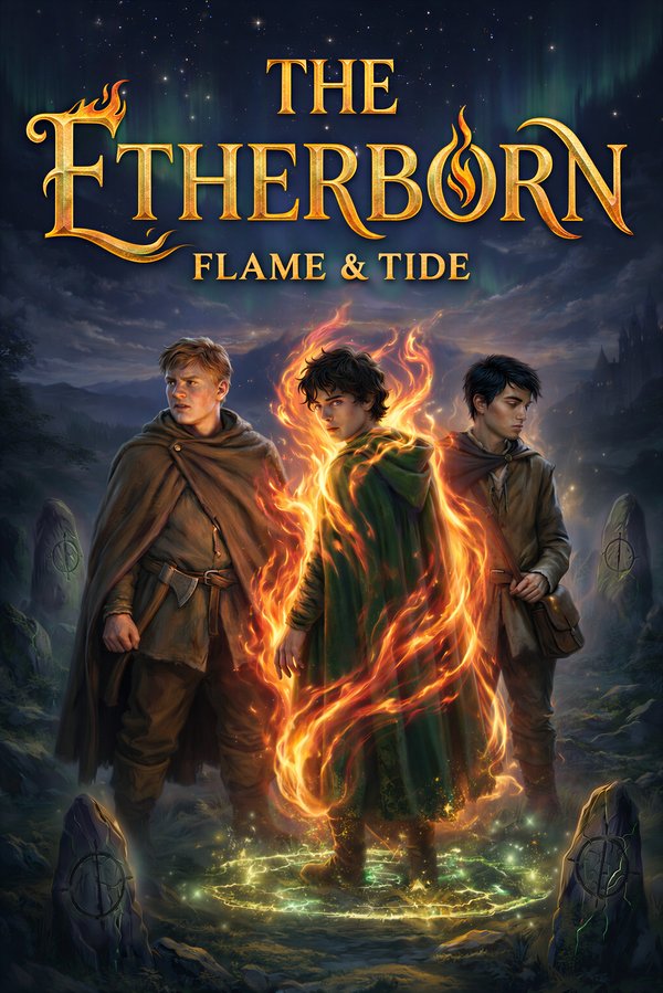 The Etherborn — Flame & Tide cover